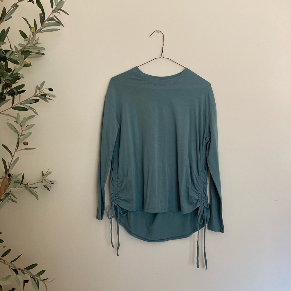 Lululemon Pima Cotton Side-Cinch Long-Sleeve Shirt